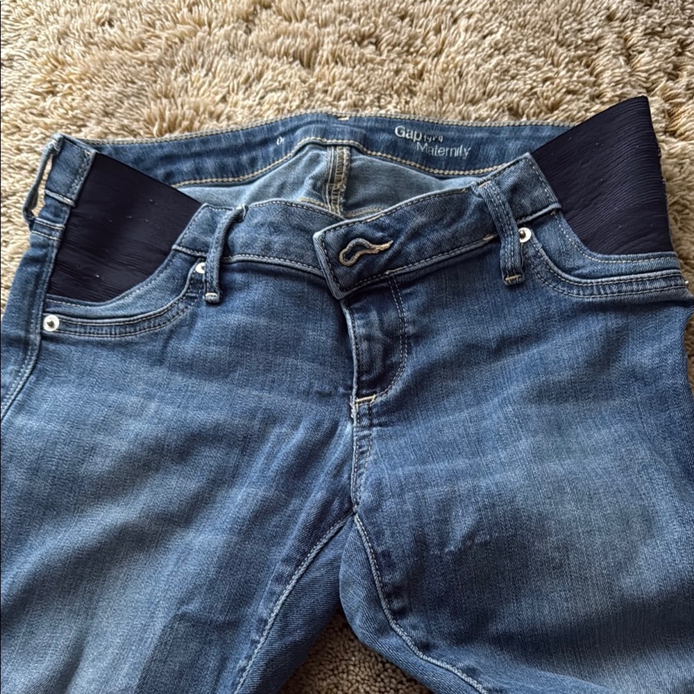 GAP Maternity Blue Jeans Classic Denim